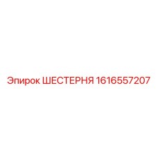 1616557207 ШЕСТЕРНЯ Epiroc