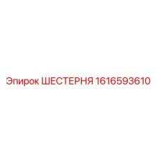 1616593610 ШЕСТЕРНЯ Epiroc