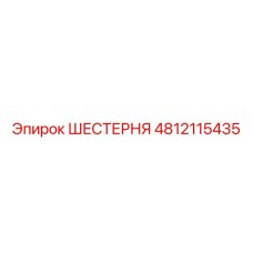 4812115435 ШЕСТЕРНЯ Epiroc