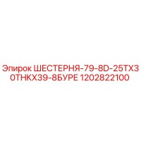 1202822100 ШЕСТЕРНЯ-79-8D-25TX30THKX39-8БУРЕ Epiroc