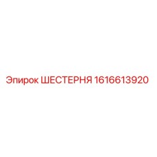 1616613920 ШЕСТЕРНЯ Epiroc
