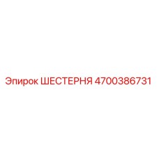 4700386731 ШЕСТЕРНЯ Epiroc