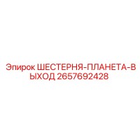 2657692428 ШЕСТЕРНЯ-ПЛАНЕТА-ВЫХОД Epiroc