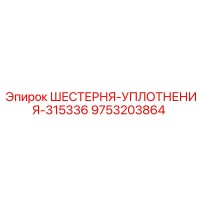 9753203864 ШЕСТЕРНЯ-УПЛОТНЕНИЯ-315336 Epiroc