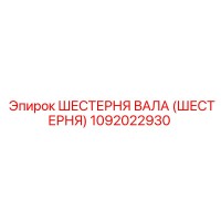 1092022930 ШЕСТЕРНЯ ВАЛА (ШЕСТЕРНЯ) Epiroc
