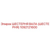 1092121600 ШЕСТЕРНЯ ВАЛА (ШЕСТЕРНЯ) Epiroc