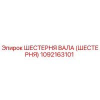 1092163101 ШЕСТЕРНЯ ВАЛА (ШЕСТЕРНЯ) Epiroc