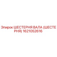 1621052616 ШЕСТЕРНЯ ВАЛА (ШЕСТЕРНЯ) Epiroc