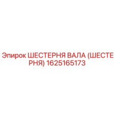 1625165173 ШЕСТЕРНЯ ВАЛА (ШЕСТЕРНЯ) Epiroc