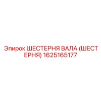 1625165177 ШЕСТЕРНЯ ВАЛА (ШЕСТЕРНЯ) Epiroc