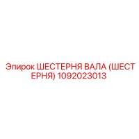 1092023013 ШЕСТЕРНЯ ВАЛА (ШЕСТЕРНЯ) Epiroc