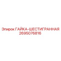 2695076816 ГАЙКА-ШЕСТИГРАННАЯ Epiroc