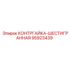 95923439 КОНТРГАЙКА-ШЕСТИГРАННАЯ Epiroc