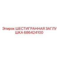 686424100 ШЕСТИГРАННАЯ ЗАГЛУШКА Epiroc
