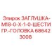 Гидравлическая заглушка с шестигранной головкой Epiroc