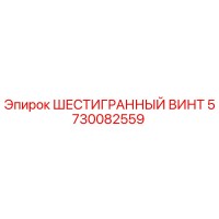 5730082559 ШЕСТИГРАННЫЙ ВИНТ Epiroc