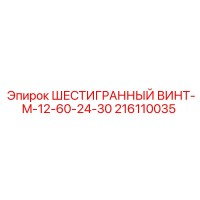 216110035 ШЕСТИГРАННЫЙ ВИНТ-M-12-60-24-30 Epiroc