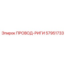 57951733 ПРОВОД-РИГИ Epiroc