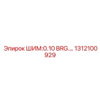 1312100929 ШИМ:0.10 BRG. Epiroc