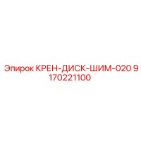 9170221100 КРЕН-ДИСК-ШИМ-020 Epiroc