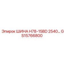 GS15766800 ШИНА H78-15BD 2540 Epiroc