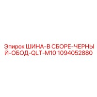 1094052880 ШИНА-В СБОРЕ-ЧЕРНЫЙ-ОБОД-QLT-M10 Epiroc