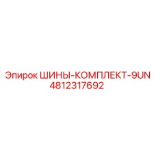 4812317692 ШИНЫ-КОМПЛЕКТ-9UN Epiroc
