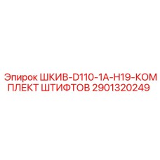2901320249 ШКИВ-D110-1A-H19-КОМПЛЕКТ ШТИФТОВ Epiroc