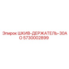 5730002899 ШКИВ-ДЕРЖАТЕЛЬ-30АО Epiroc