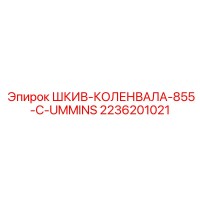 2236201021 ШКИВ-КОЛЕНВАЛА-855-C-UMMINS Epiroc