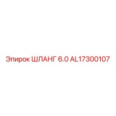 AL17300107 ШЛАНГ 6.0 Epiroc
