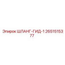 2651515377 ШЛАНГ-ГИД-1 Epiroc