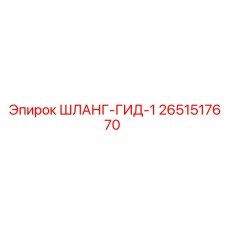 2651517670 ШЛАНГ-ГИД-1 Epiroc