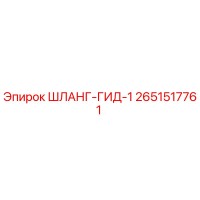 2651517761 ШЛАНГ-ГИД-1 Epiroc