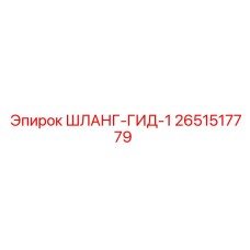 2651517779 ШЛАНГ-ГИД-1 Epiroc
