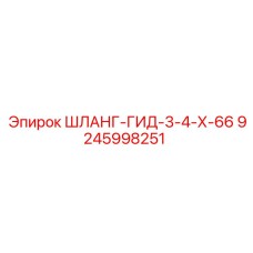 9245998251 ШЛАНГ-ГИД-3-4-Х-66 Epiroc