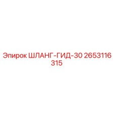 2653116315 ШЛАНГ-ГИД-30 Epiroc