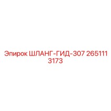 2651113173 ШЛАНГ-ГИД-307 Epiroc