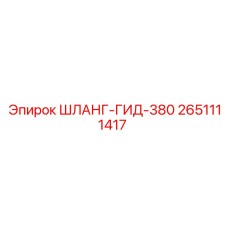2651111417 ШЛАНГ-ГИД-380 Epiroc