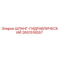 2651516557 ШЛАНГ-ГИДРАВЛИЧЕСКИЙ Epiroc