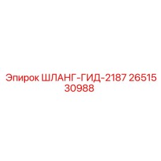 2651530988 ШЛАНГ-ГИД-2187 Epiroc