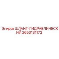 2653131173 ШЛАНГ-ГИДРАВЛИЧЕСКИЙ Epiroc