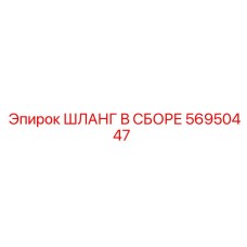 56950447 ШЛАНГ В СБОРЕ Epiroc