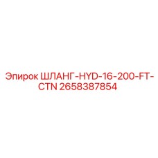 2658387854 ШЛАНГ-HYD-16-200-FT-CTN Epiroc