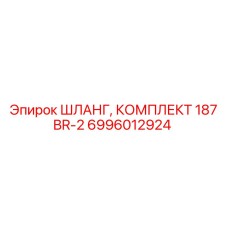 6996012924 ШЛАНГ, КОМПЛЕКТ 187 BR-2 Epiroc
