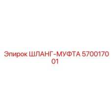 570017001 ШЛАНГ-МУФТА Epiroc