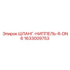 1633009753 ШЛАНГ-НИППЕЛЬ-R-DN6 Epiroc