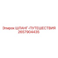 2657904435 ШЛАНГ-ПУТЕШЕСТВИЯ Epiroc