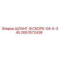 2657672438 ШЛАНГ-В СБОРЕ-04-X-345 Epiroc