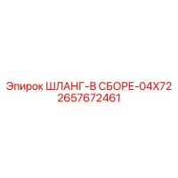 2657672461 ШЛАНГ-В СБОРЕ-04X72 Epiroc